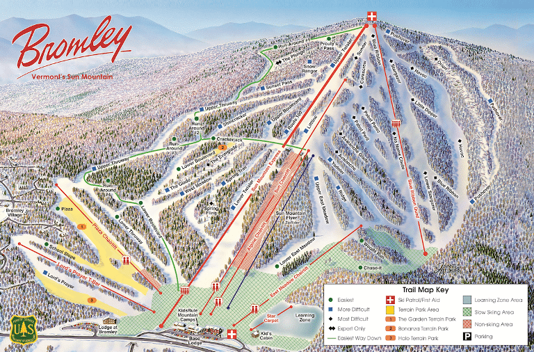 bromley trail map