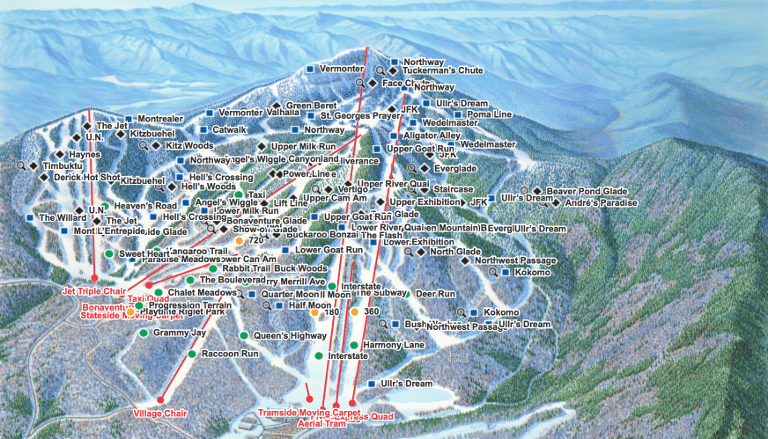 jay peak trail map