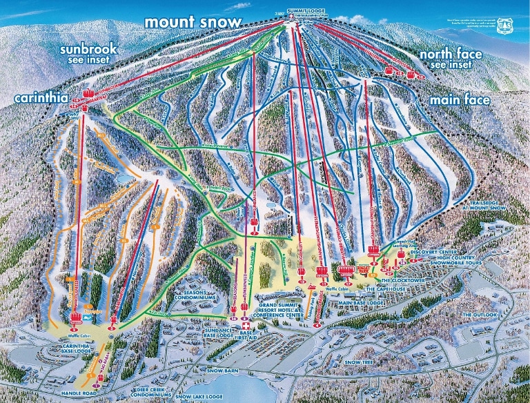 mount snow trail map