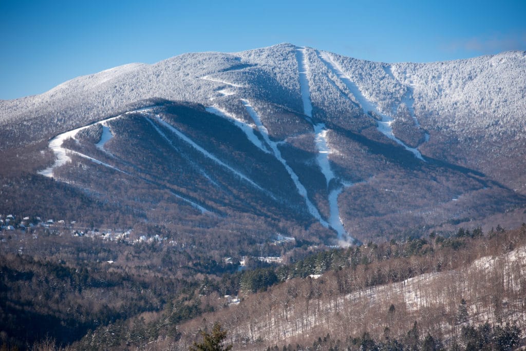 lincoln peak at sugarbush ski resort