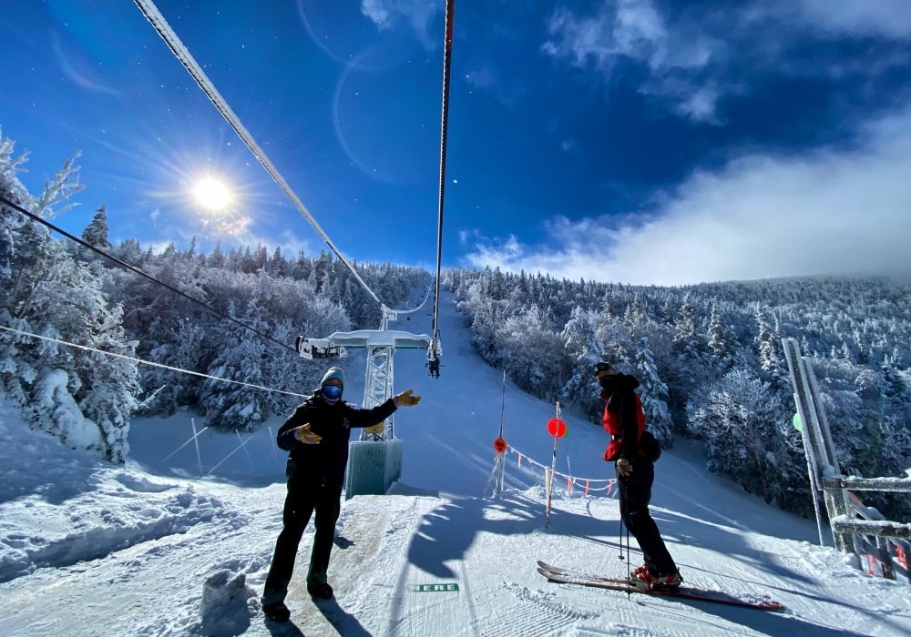 mad river glen single person chairlift for only one person