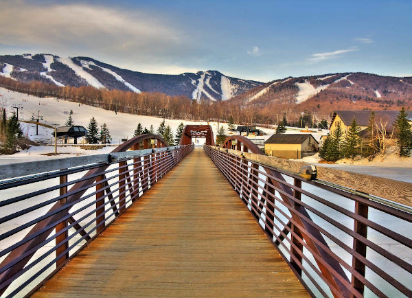 killington snowdon base area beginner skiing