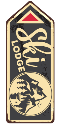 ski lodge sign