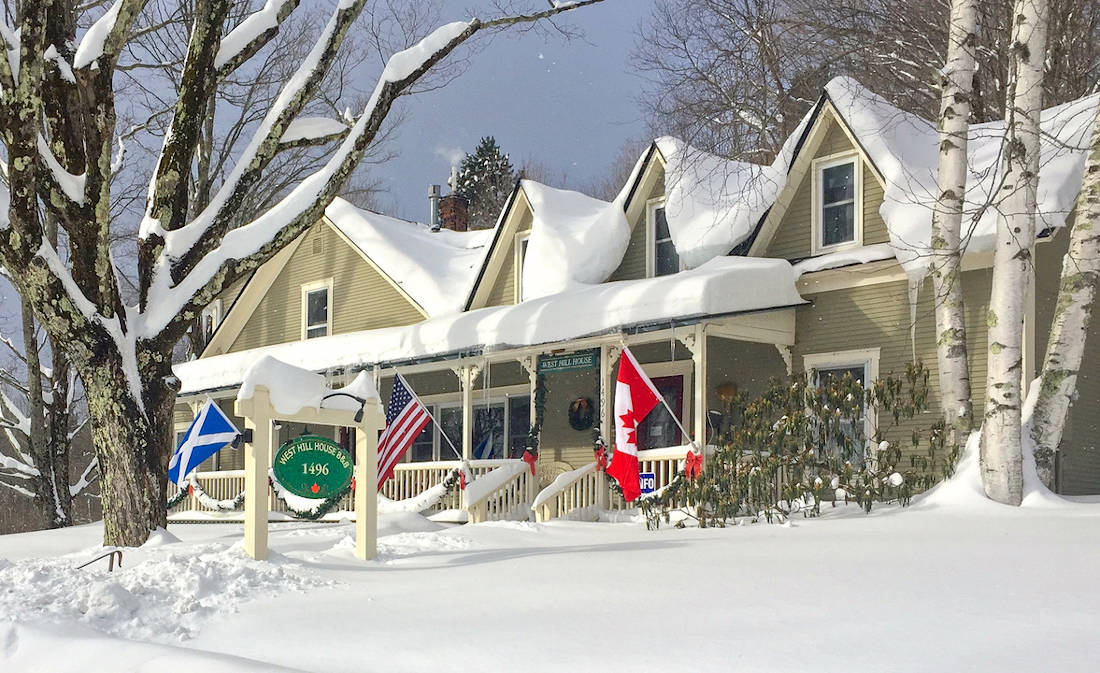 west hill bed and breakfast in vermont near skiing