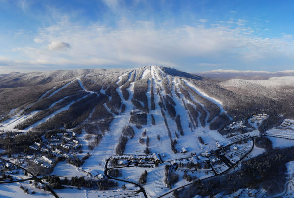 mount snow aerial resort photo