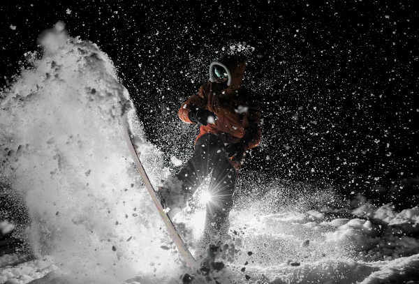 night skiing